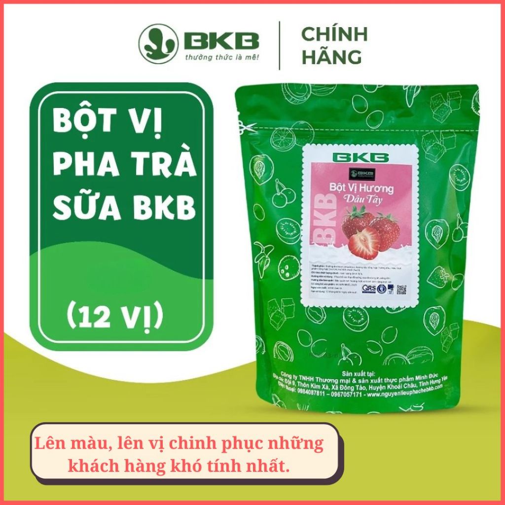 Bột Vị Pha Trà Sữa BKB - 200g (Tách từ túi 1kg) Hương Vị Đa Dạng – Pha Chế Dễ Dàng