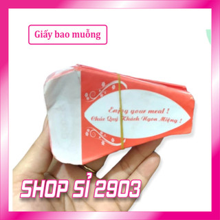 Lốc 100 giấy bao muỗng