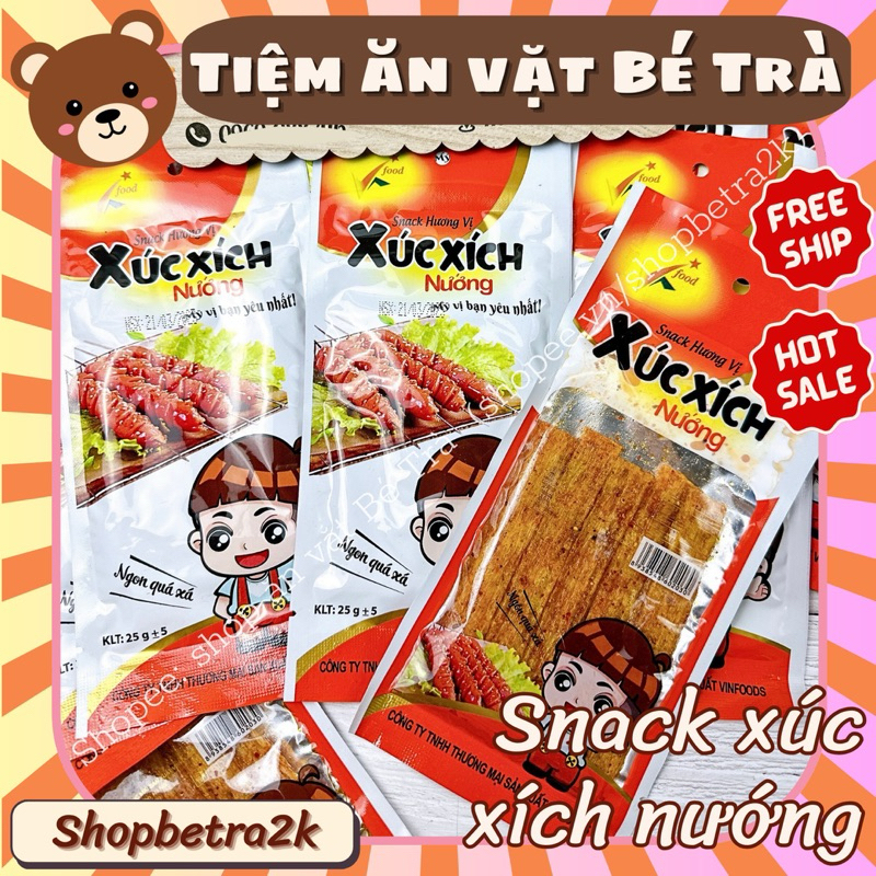 (Giá sỉ) Snack hình xúc xích nướng