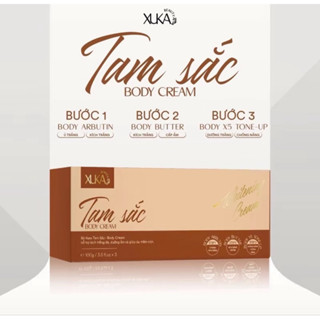 Kem Body Tam Sắc XUKA Trắng Da Cấp Tốc Set 3 Hộp Hàng Chính Hãng