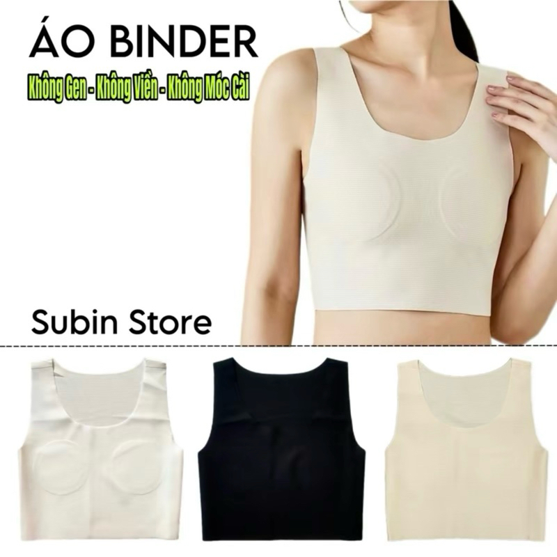 Áo Nịt Tomboy - Áo Binder Lưới Băng Lụa Subin Store hỗ trợ định hình Vòng 1 cho Tomboy