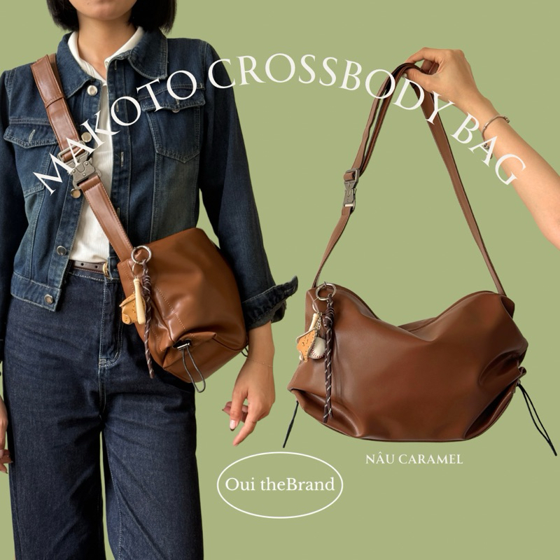 [ Tặng Charm Cao Cấp ] 𝗠𝗮𝗸𝗼𝘁𝗼 𝗖𝗿𝗼𝘀𝘀𝗯𝗼𝗱𝘆 𝗕𝗮𝗴 - Túi Đeo Chéo Unisex MAKOTO ( Ouithebrand )