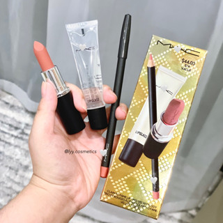 SET M@C 3 THỎI FULLSIZE: M@C 617, CHÌ KẺ MÔI, SON BÓNG