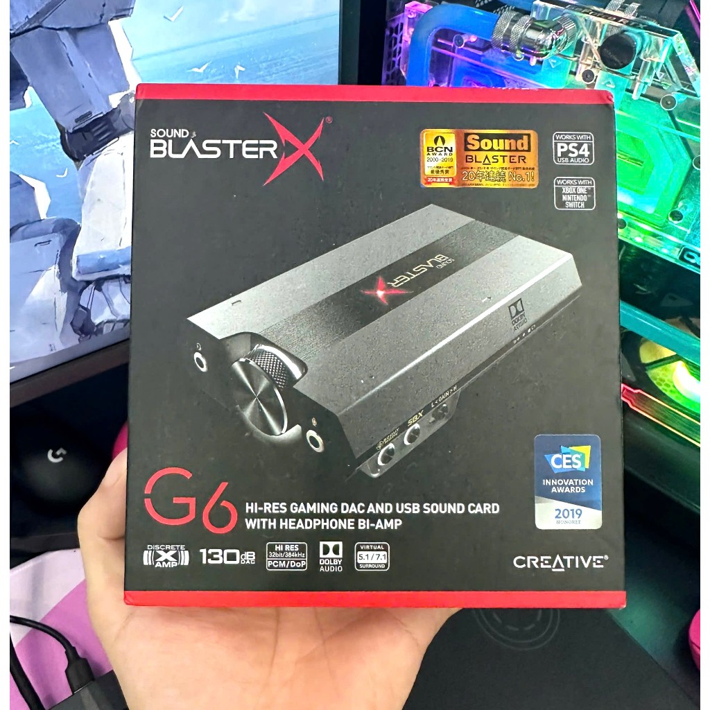 Card âm thanh Creative Sound BlasterX G6 , giá rẻ nhất thị trường
