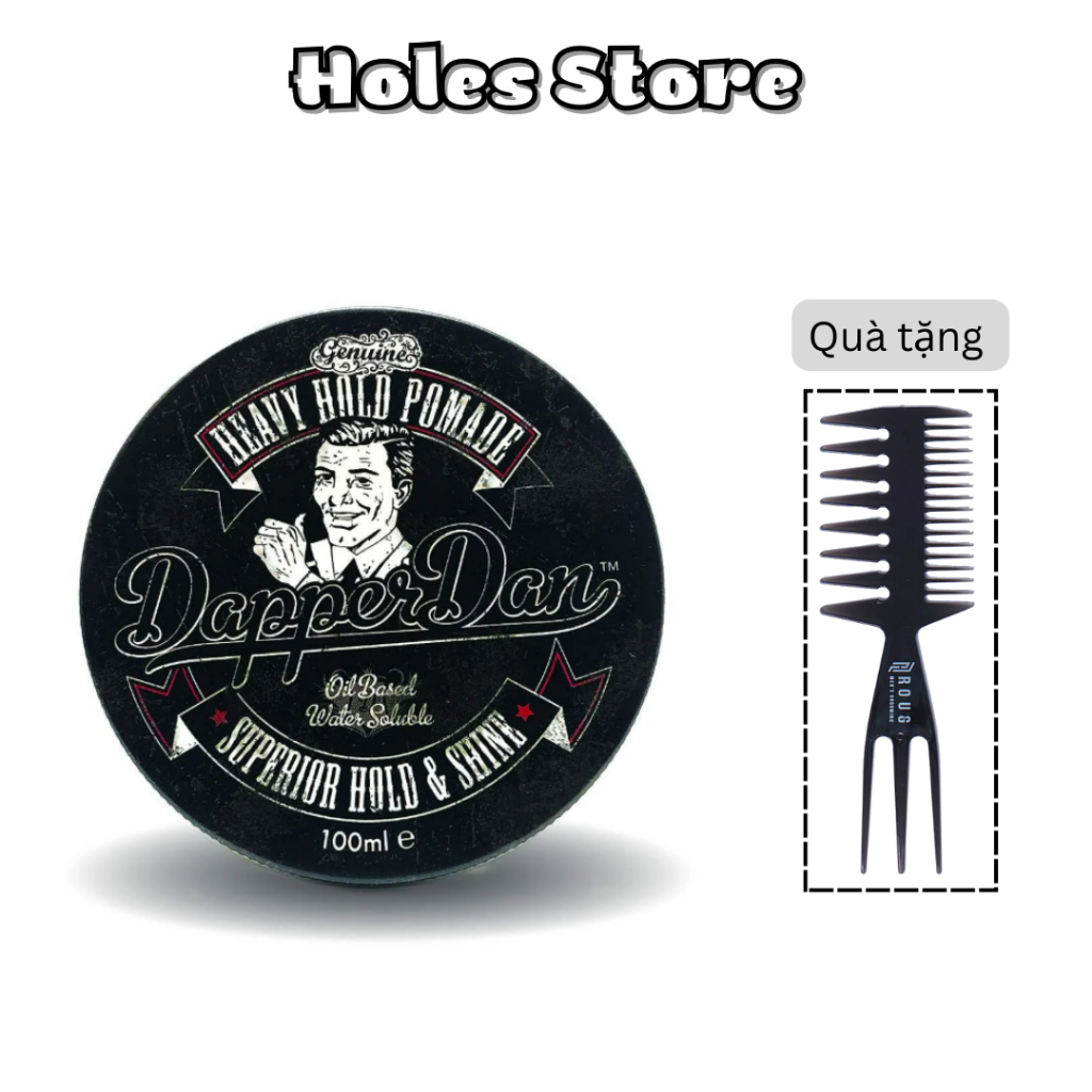 Sáp vuốt tóc Dapper Dan Heavy Hold Pomade - 100ml