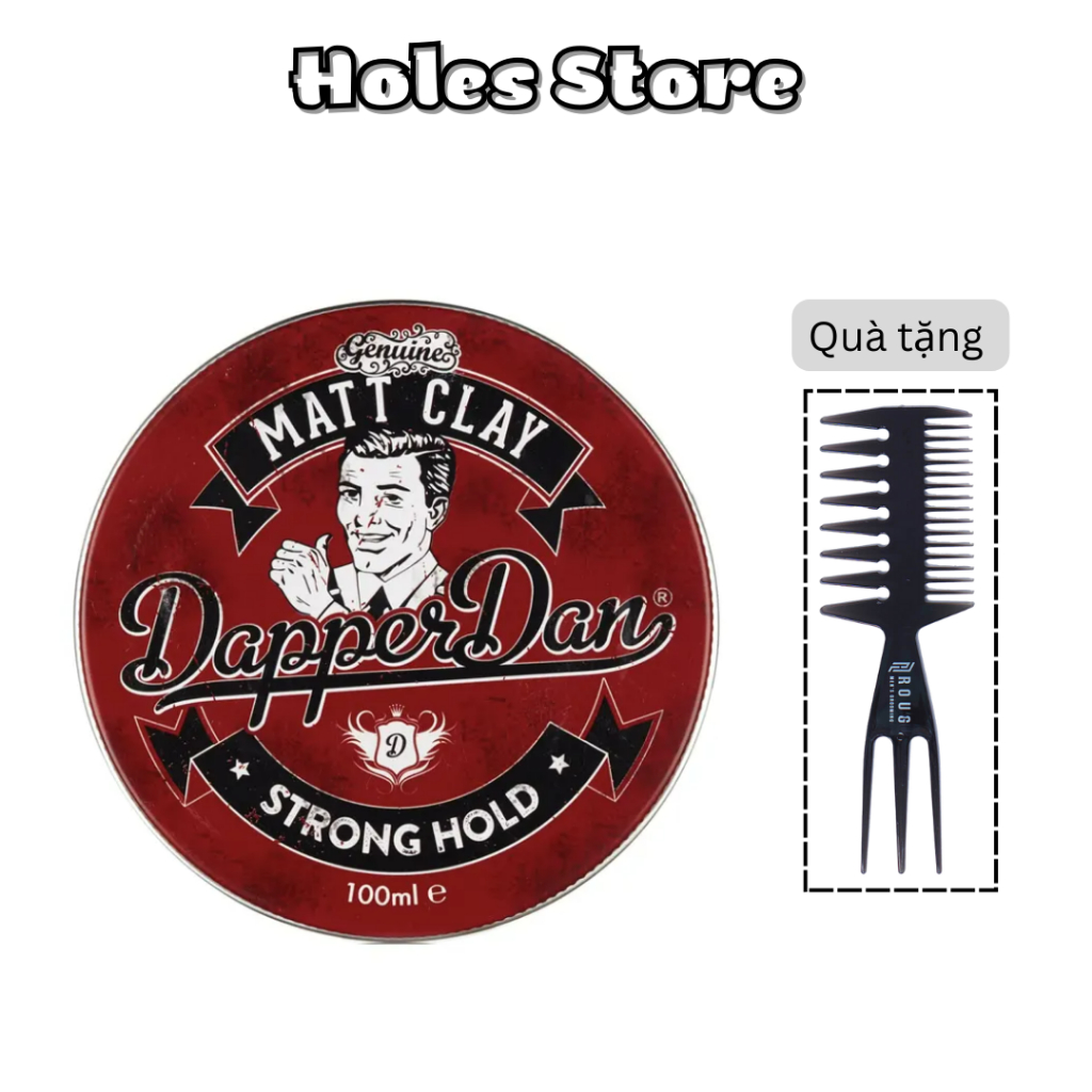 Sáp vuốt tóc Dapper Dan Matt Clay - 100ml