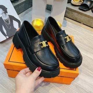 Giày lười nữ da mềm mũi tròn thời trang, moca nữ đế cao 4cm tôn dáng, giày đốc nữ lên chân sang chanh hottrend 2024