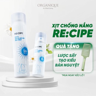 Xịt Chống Nắng Recipe 7 Màng Lọc Chống Nắng Không Nâng Tone Chỉ Số Chống Nắng Cao Nhất Hiện Nay SPF50+ PA+++ 180ml/chai