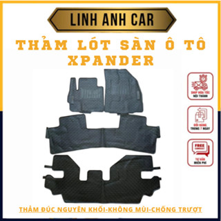 Thảm Lót Sàn Cao Su Xe Missubishi Xpander 2019 2021 2022 2023 chống trượt,không mùi - Thảm Sàn Cao Cấp 3 hàng ghế