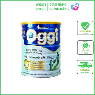 [HÀNG CHÍNH HÃNG] Sữa bột OGGI 900g dành cho người gầy, trẻ em trên 3 tuổi- VitaDairy
