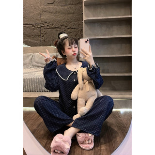 Bộ đũi tiểu thư kẻ sọc