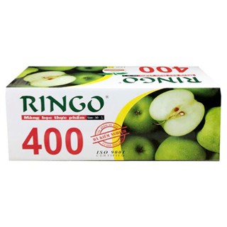  Màng Bọc Thực Phẩm RINGO 400 - 30cm Có Dao Cắt  Màng Bọc Thực Phẩm PVC Co Giãn An Toàn tiện Lợi 