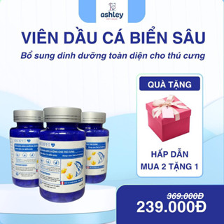 Dầu cá biển sâu Medipet dạng viên nén cho chó và mèo giảm rụng lông, tăng đề kháng