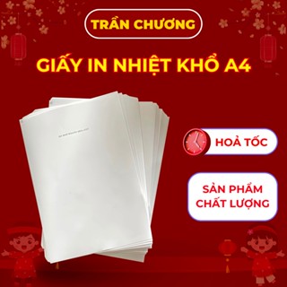 Giấy in nhiệt A4 hộp 200 tờ dùng cho tất cả các loại máy scan, máy in nhiệt. Giấy nhiệt a4 có bán lẻ