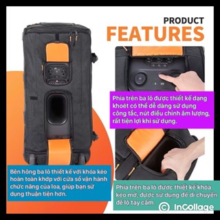 Túi đựng loa karaoke JBL Partybox 710 kháng bụi, chống trầy xước cho loa mang đi di động.