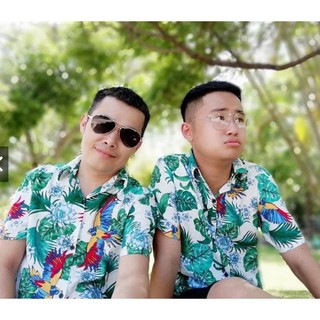 Bộ đồ trái cây gia đình ba mẹ và bé, đồng phục đi biển, vải kate thái mềm