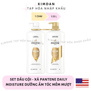 SET DẦU GỘI - XẢ PANTENE PRO DAILY MOISTURE DƯỠNG ẨM TÓC MỀM MƯỢT
