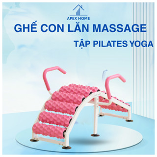 Ghế Con Lăn Massage Tập Pilates Yoga M232 , Dụng cụ con lăn massage hỗ trợ các bài tập yoga hiệu quả