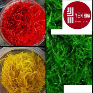 500g-1Kg Mứt Đu Đủ sợi 3 màu ( vàng - xanh - đỏ )