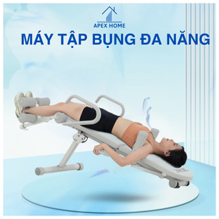  Máy Tập Cơ Bụng Kết Hợp Kéo Giãn Đốt Sống Đa Năng M233 - Ghế Cong Tập Lưng Bụng  Khung thép chịu lực chắc chắn 