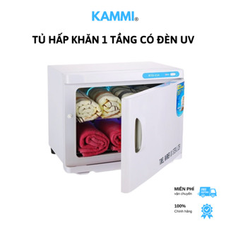 Tủ Hấp Khăn 1 Tầng, Tủ Tiệt Trùng Khăn Bằng Tia UV, Hấp Đá Nóng, Túi Chườm Diệt Khuẩn, Máy Hấp Khăn