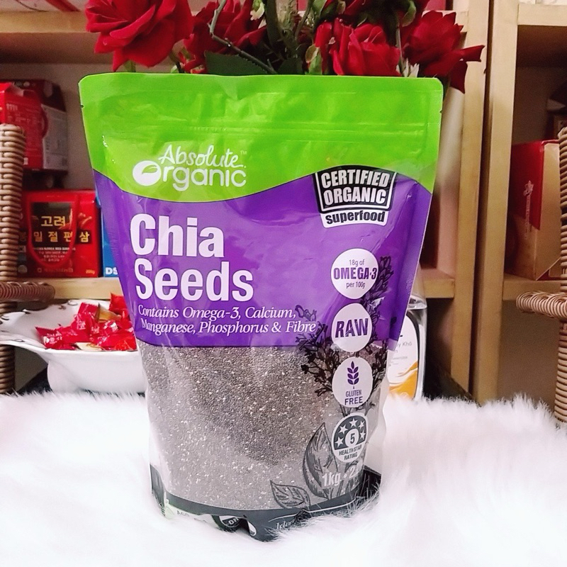 1KG HẠT CHIA ÚC CHIA SEEDS NHẬP KHẨU