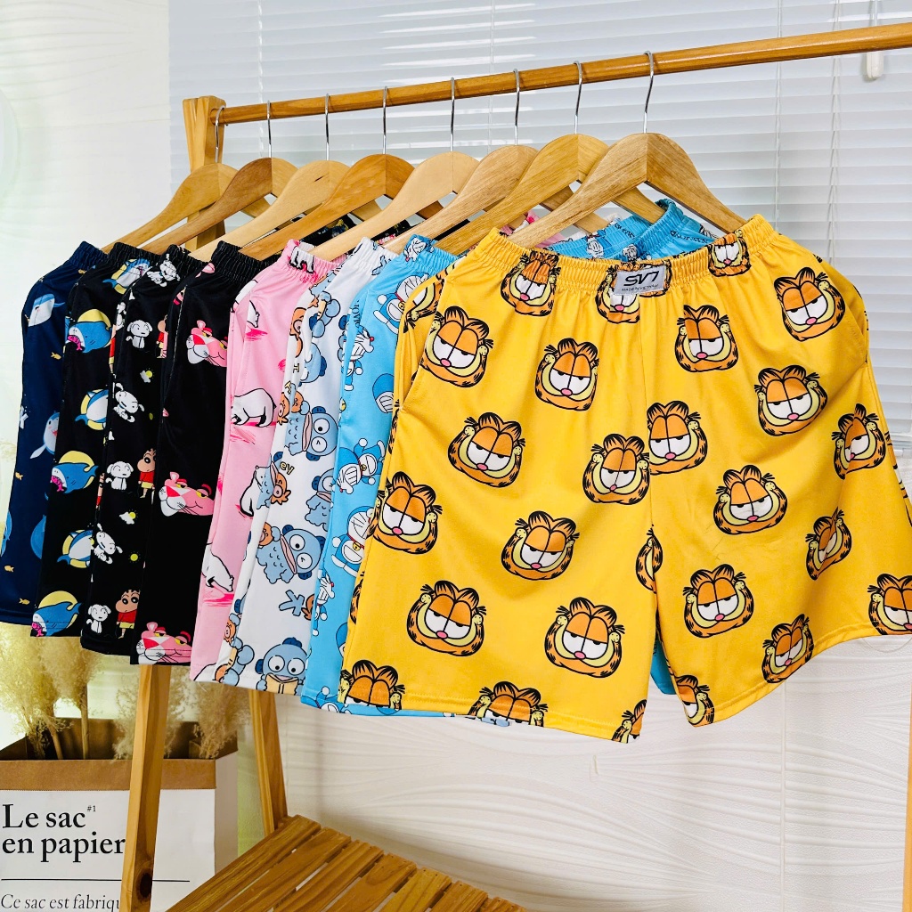 [Thun lạnh] Quần đùi nam nữ thun lạnh có túi unisex