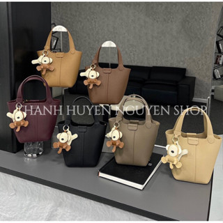 Túi xách nữ tote dáng thuyền kèm gấu đơn giản dễ đeo dễ phối vừa đt