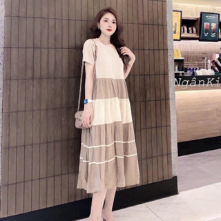 Váy Bầu Maxi Dáng Suông Chuẩn Đẹp