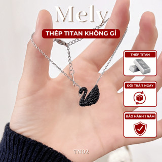 Vòng Tay nữ thiên nga đính đá cao cấp nhiều màu phụ kiện trang sức Mely TT137