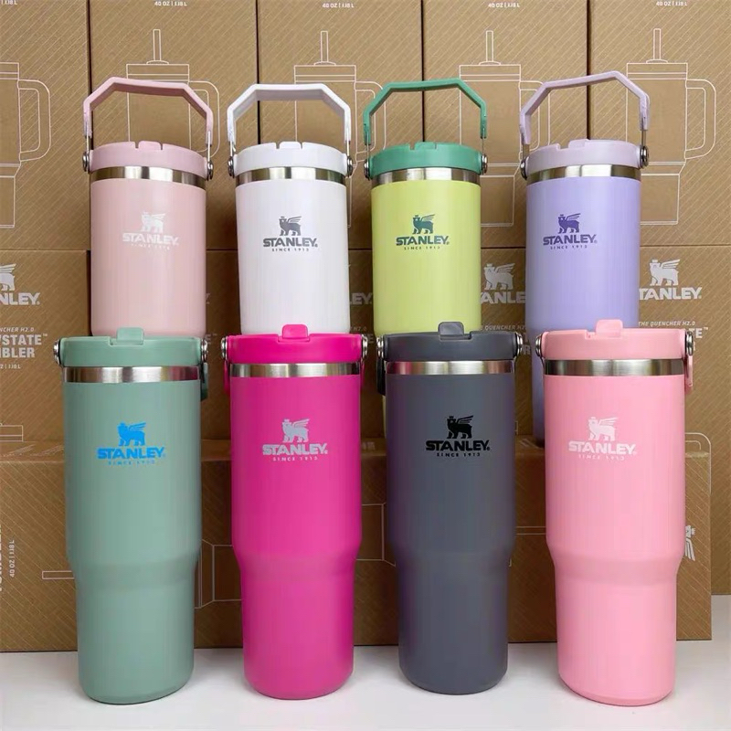 𝗦𝗧𝗔𝗡𝗟𝗘𝗬 𝟯𝟬𝗼𝘇 𝟴𝟴𝟬𝗺𝗹 | Bình giữ nhiệt Stanley 880ml có quai xách