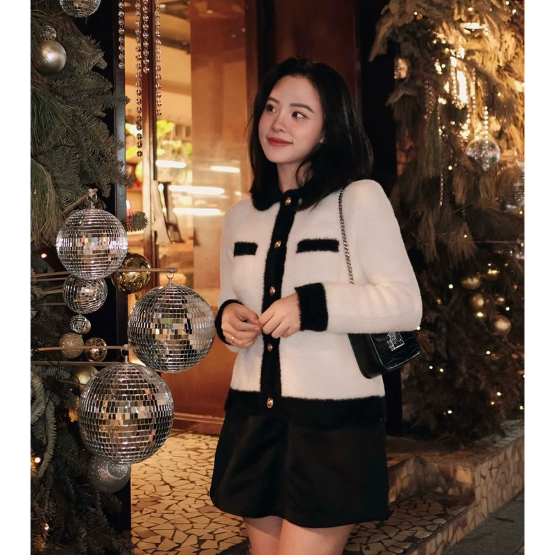 ÁO LEN LÔNG XÙ ISABELLA HỒNG TI NGOAN (NEWTAG) | BigBuy360 - bigbuy360.vn