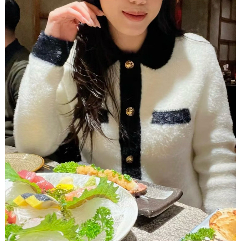 ÁO LEN LÔNG XÙ ISABELLA HỒNG TI NGOAN (NEWTAG) | BigBuy360 - bigbuy360.vn