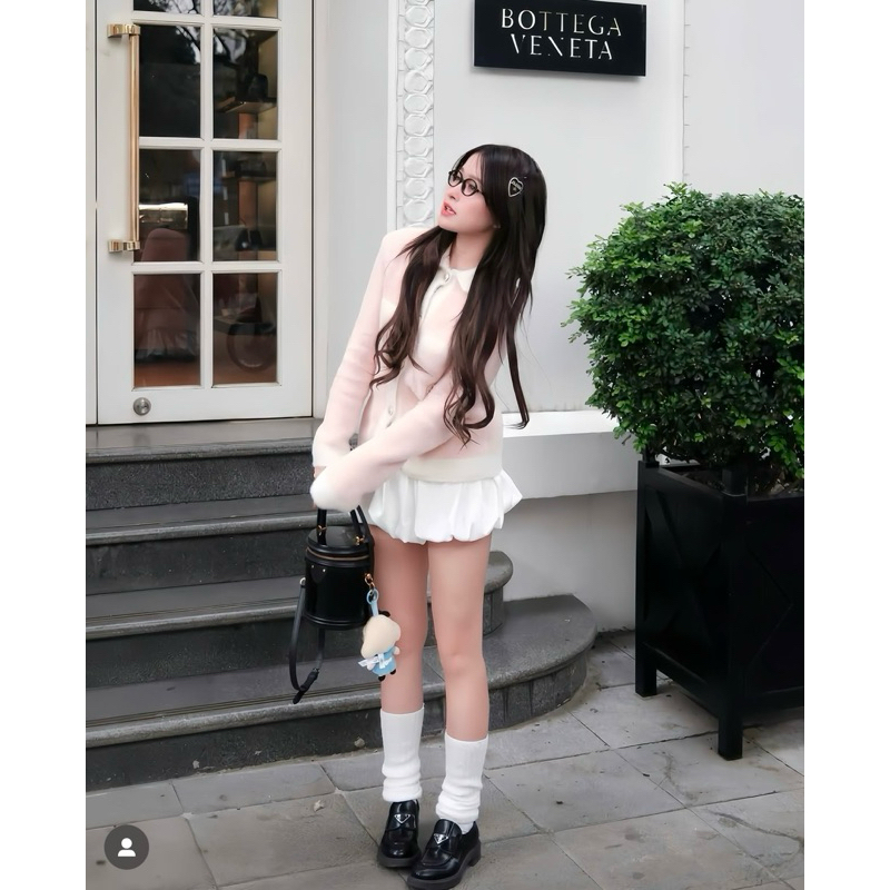 ÁO LEN LÔNG XÙ ISABELLA HỒNG TI NGOAN (NEWTAG) | BigBuy360 - bigbuy360.vn