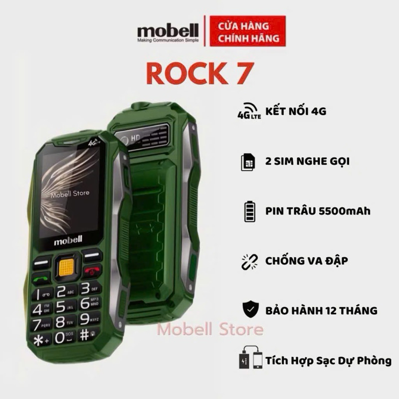 điện thoại Mobell Rock 7