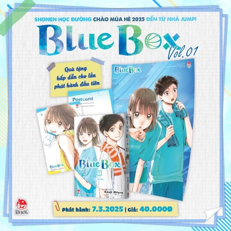 Bọc Bìa - Blue Box
