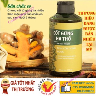 Cốt gừng hạ thổ Wonmom - giảm mỡ bụng cho mẹ sau sinh 200ml - Việt Nam