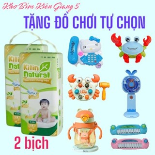   TẶNG ĐỒ CHƠI  2 bịch tã bỉm KITIN NATURAL đủ size dán và quần cho bé 