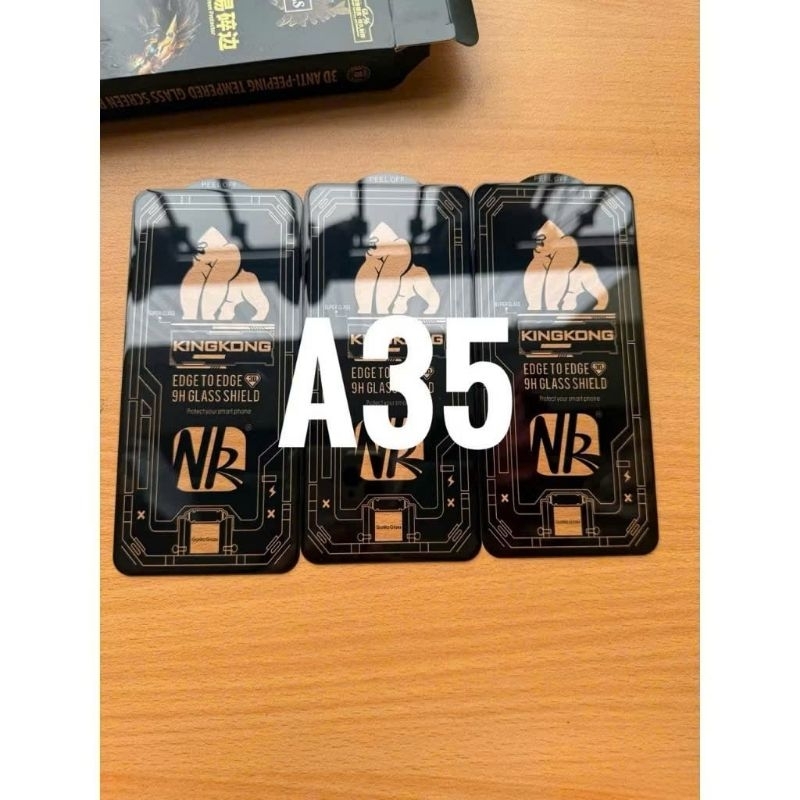 Kính cường lực kingkong cho samsung A35 full màn hình thế hệ II