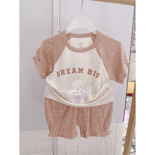 Bộ cộc tay Mompa chất cotton cho bé