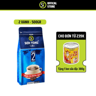 Cà Phê Sơn Tùng - Cà phê rang xay số 2 Xanh - 500gr
