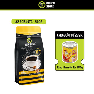 Cà Phê Sơn Tùng - Cà phê rang xay Robusta ST - 500gr