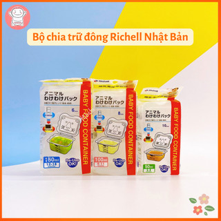 Khay trữ đông đồ ăn dặm cho bé RICHELL Nhật