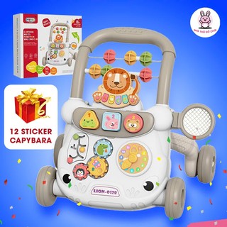 [TẶNG QUÀ] Xe Tập Đi Đa Năng Có Nhạc, Chống Lật Chống Trượt, Chân Vòng Kiềng, Điều Chỉnh Tốc Độ Đi, Xe tập đi 5in1 NHÀ T