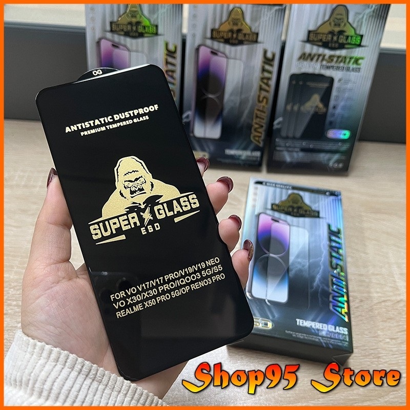 Kính Cường lực HD Full màn Amilum SUPER Realme C65 siêu cứng