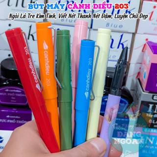 Bút Máy Cánh Diều 203 - Ngòi Lá Tre Kim Tinh, Viết Nét Thanh Nét Đậm, Chuyên Dùng Luyện Chữ Đẹp