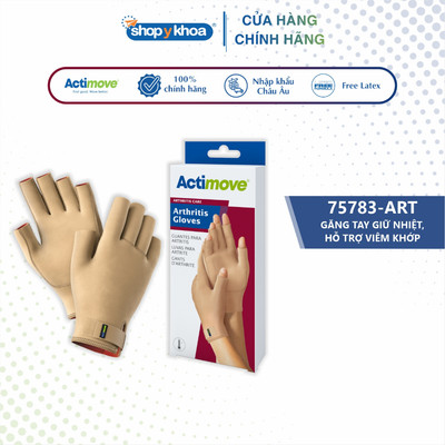 Găng Tay 2 Lớp Giữ Nhiệt, Hỗ Trợ Viêm Khớp 75783-ART, Màu Da [Actimove] - Nhập Khẩu Chính Hãng Châu Âu (1 Cặp)