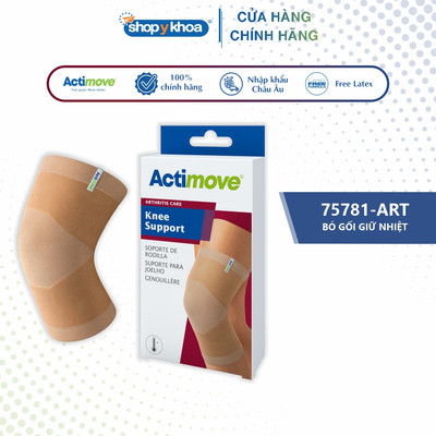 Bó Gối Giữ Nhiệt Actimove Knee Support, Màu Da [75781-ART]. NK Châu Âu (1 Cái)