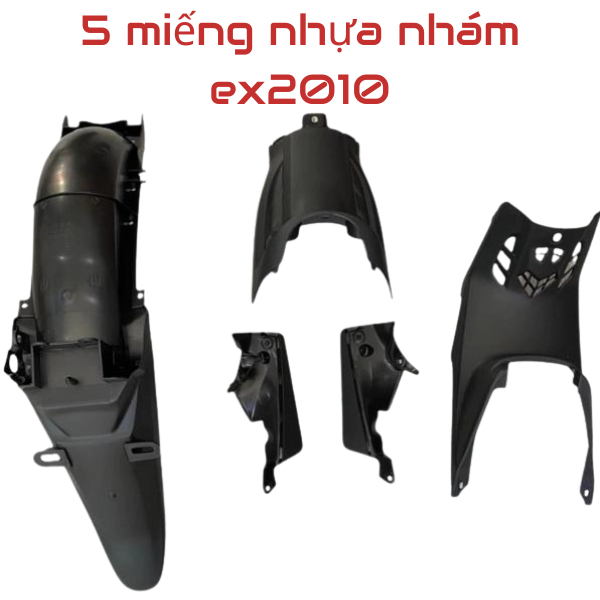 Combo 5 món nhựa nhám Exciter 2006-2010 Dàn áo Phụ Tùng