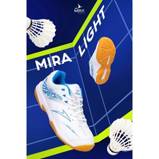 MIRA LIGHT - Giày cầu lông cao cấp chính hãng MIRA - giả da cao cấp - chân bè - BH 12 tháng